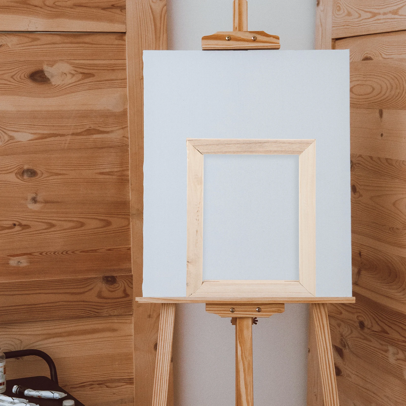 4 قطع من لوحات الرسم الزيتي الخشبية، إطارات الرسم المحمولة للمبتدئين، إطارات قماشية للفنانين