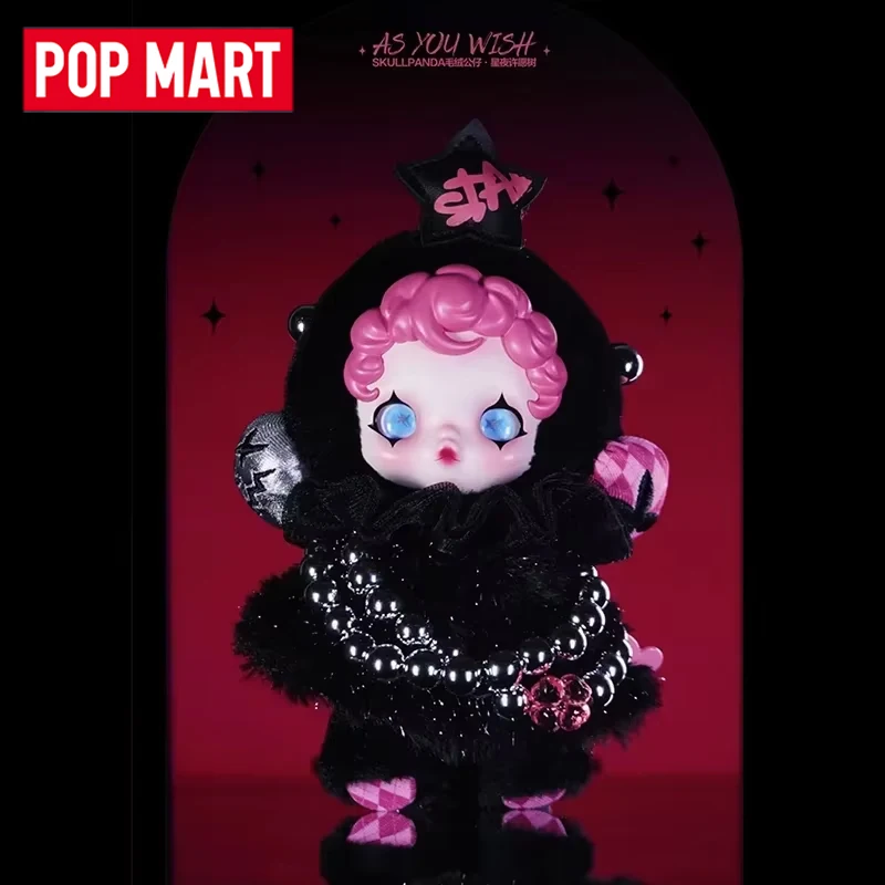 

POP MART SKULLPANDA As You Wish Series, натуральная слепая коробка, загадочная коробка, кавайные украшения, фигурки, домашний декор, настольная модель, куклы
