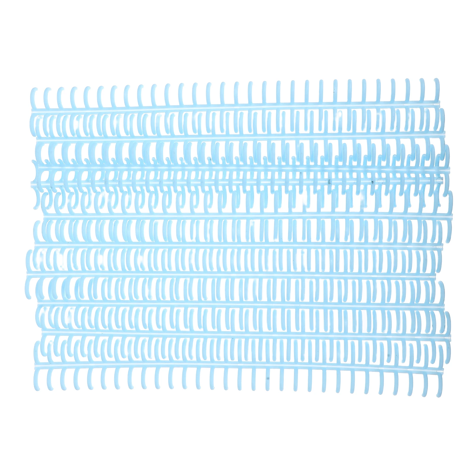 

10Pcs 30-Hole Detachable Binder Rings for Notebooks Documents Plastic Office Binding Spines