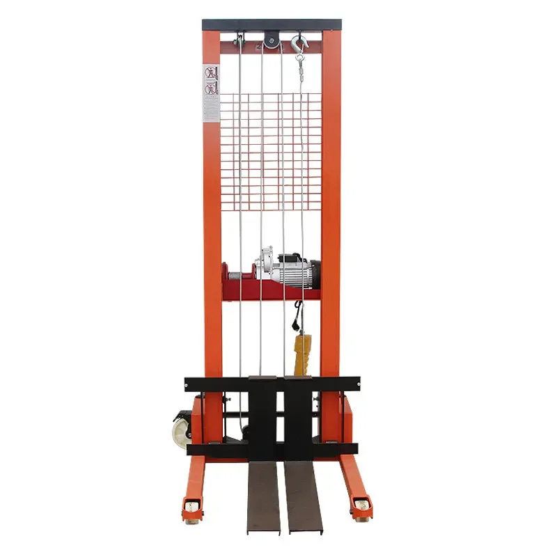 

Forklift electric lift stacker 1t micro-electric semi-automatic stacker