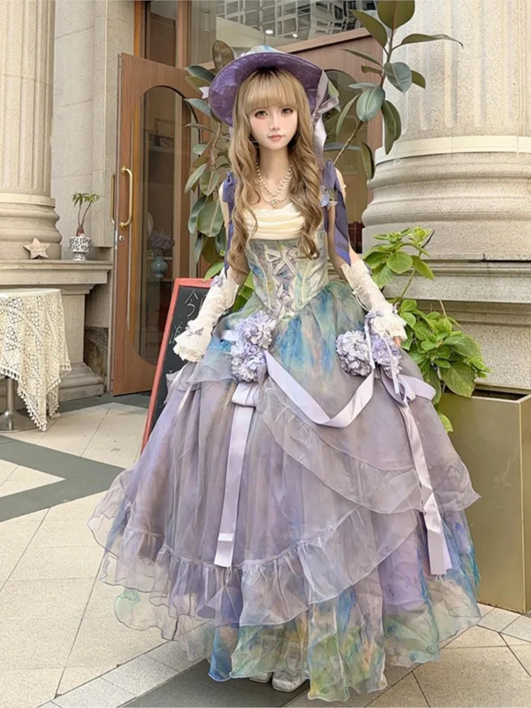 

Rose purple wedding dress student day coming-of-age ceremony graduation performance