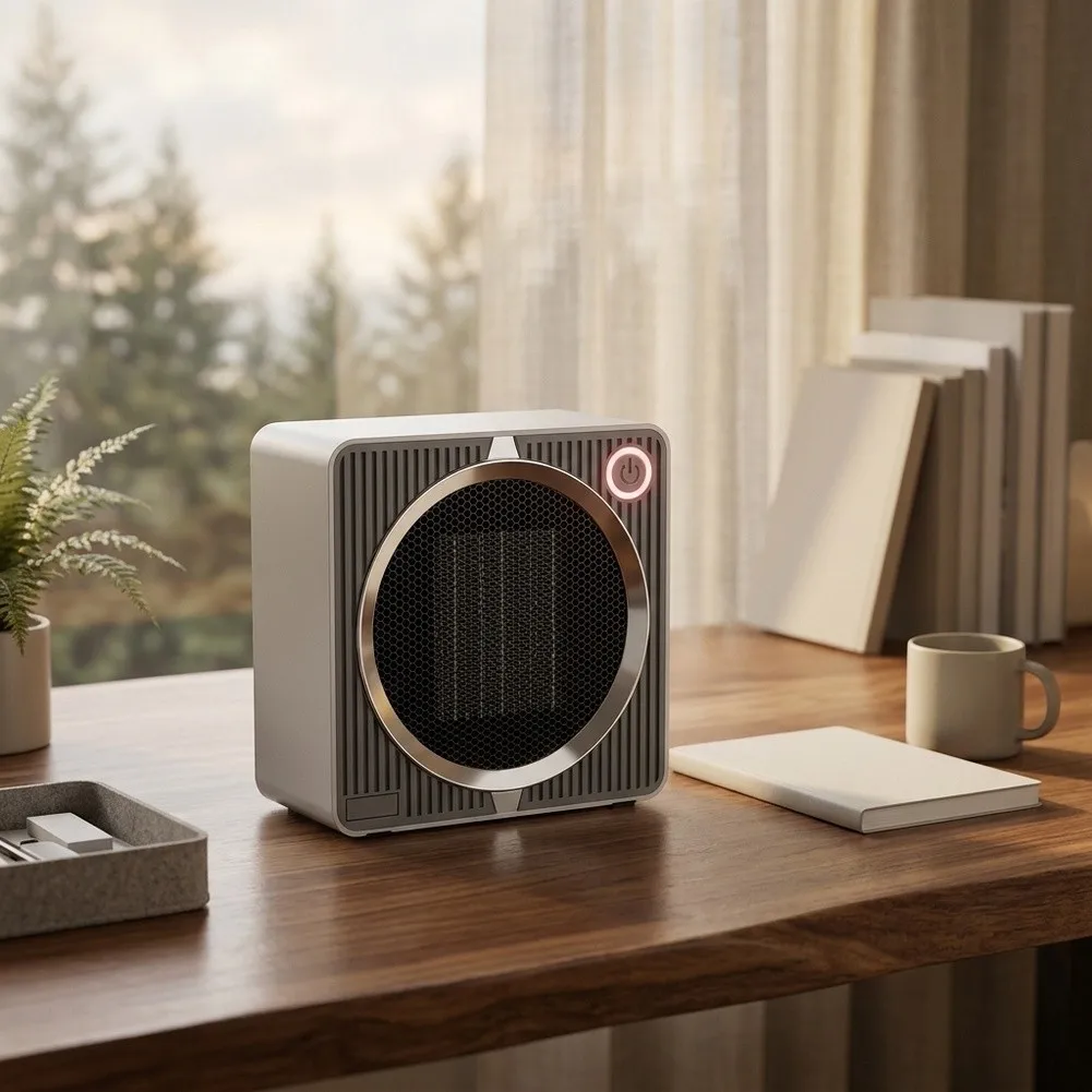 500W Portable For Mini Space Heater Compact Design for Apartments Dormitories Fast 2-Second Heating Quiet Operation