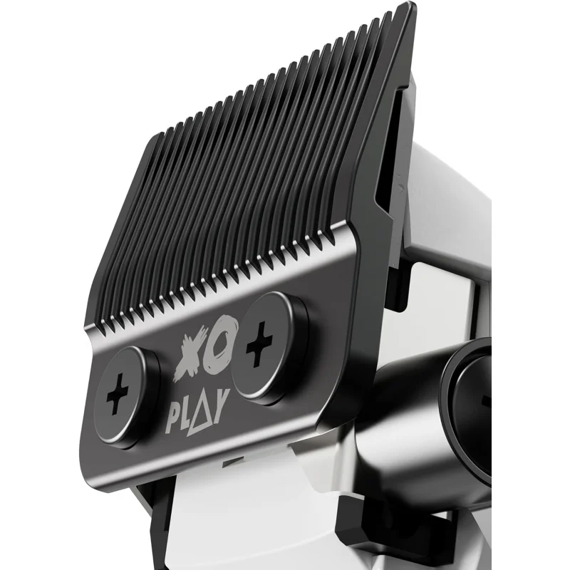 TPCB Play Barber Tondeuses à cheveux pour hommes 7500 tr/min avec poignées en caoutchouc (blanc 3 jeux)