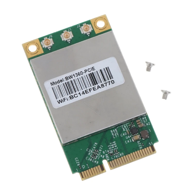 

BCM94360MC DualBand 2.4+5G 802.11AC 1300Mbps WIFI Wireless NetworkCard Full Height PCI-E Card for Win 7 8 8.1 10