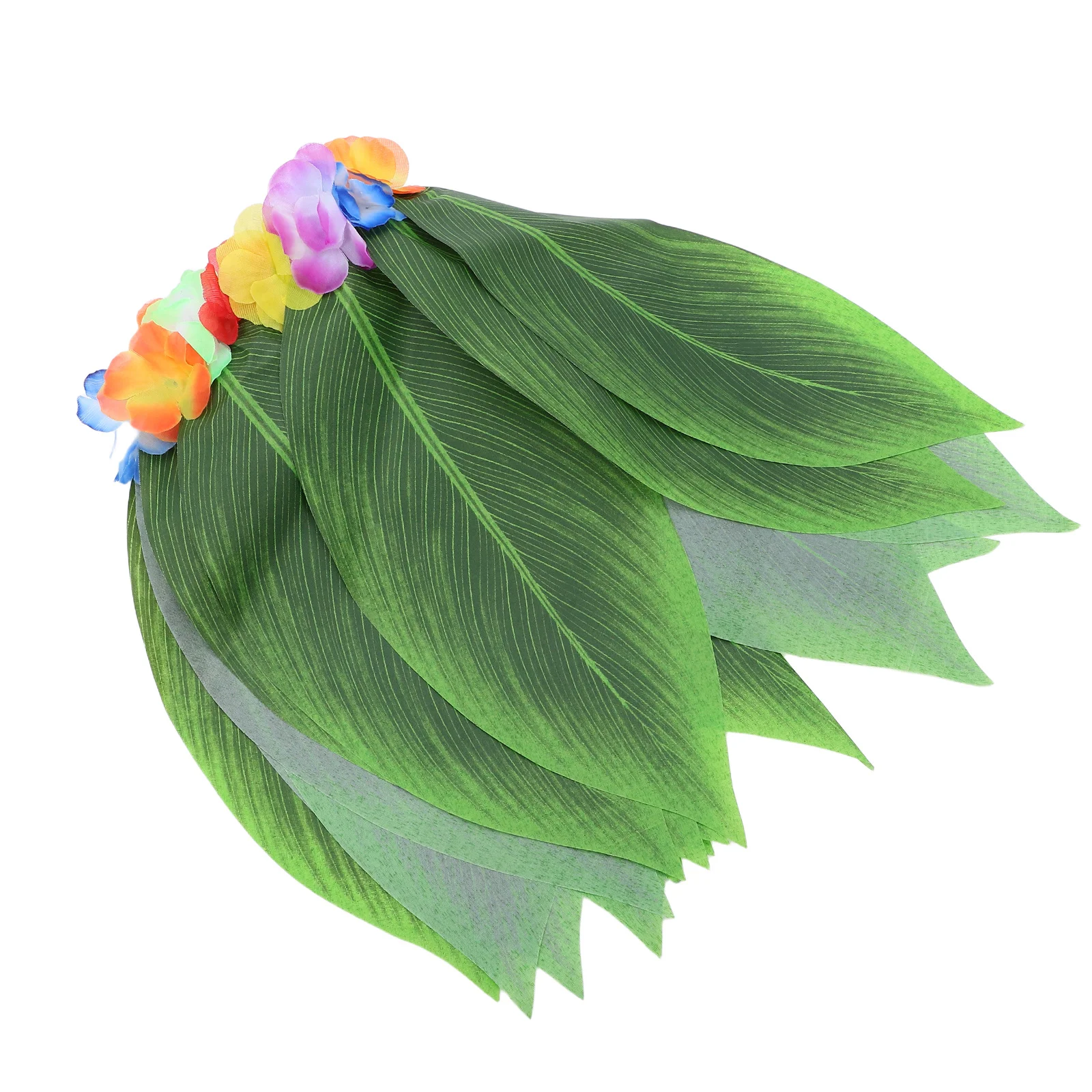 

Hawaii Leaf Dark Red 70Cm 27.5 Inches Adjustable Waist Tropical Party Costume Adult Hula Skirt Hawaiian Luau Outfit Grass