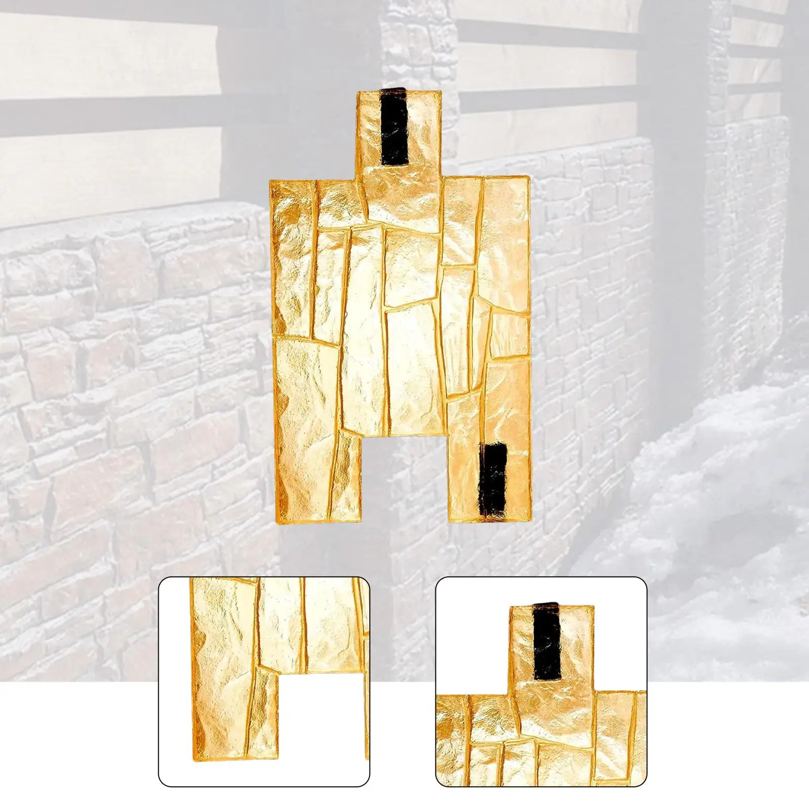 حصيرة ختم الخرسانة ذات الملمس الحجري الواقعي للفناء المناظر الطبيعية في الفناء #5