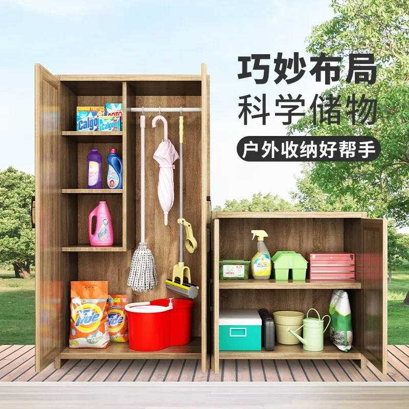 خزائن خارجية، مقاومة للماء، واقية من الشمس، خارجية، فناء، خزائن تخزين