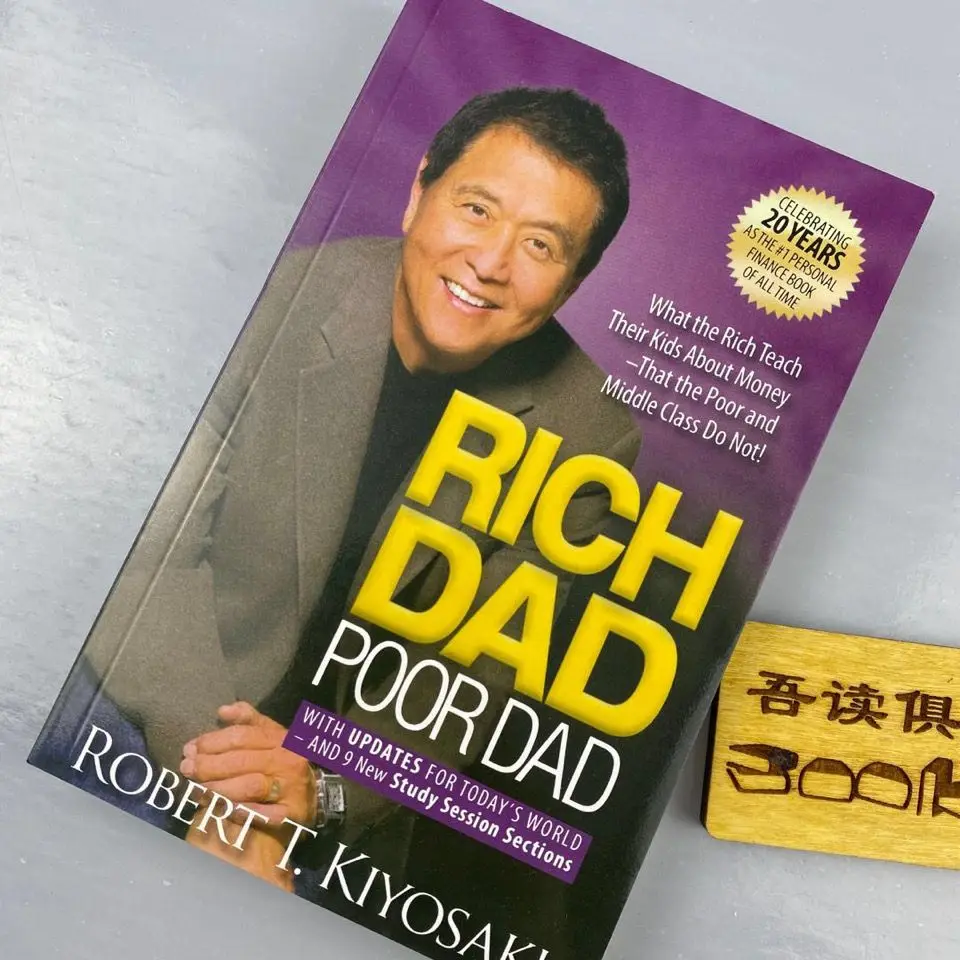 RICH DAD POOR DAD Robert Toru Kiyosaki Personal Finance Children Books Financial Intelligence Enlightenment Education Book