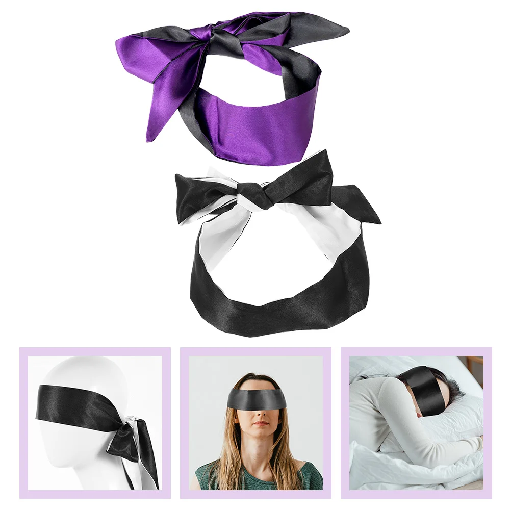 

Satin Eye Mask Decorative for Play Travel Lightweight Portable Breathable Eyeshade Sleep Eye Cover