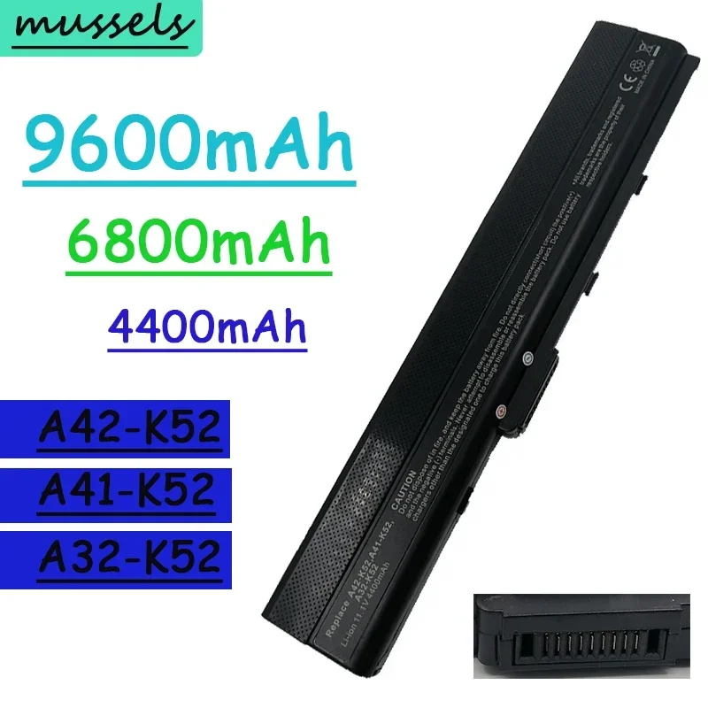 

OEING laptop battery for ASUS A32-K52 K42DE K42DQ A42-K52 K42J K42JA K42JB K42JC K42JE K42JK K42JP K42JR K42 K42D K42DR K42F