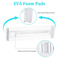 6/8/10/12-Pack Adjustable Drawer Organizers, Clear Expandable Dresser Organizers for Storing Clothes Kitchen Utensils - Image 3