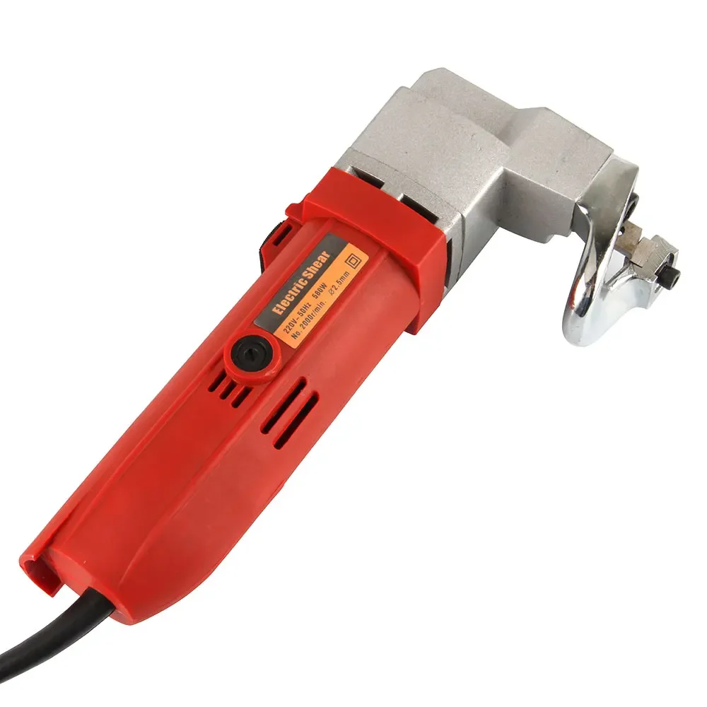 580W Electric Sheet Metal Shear Snip Scissor Cutter 2.5mm Cutting Capacity Secateurs for Cutting Metal Board