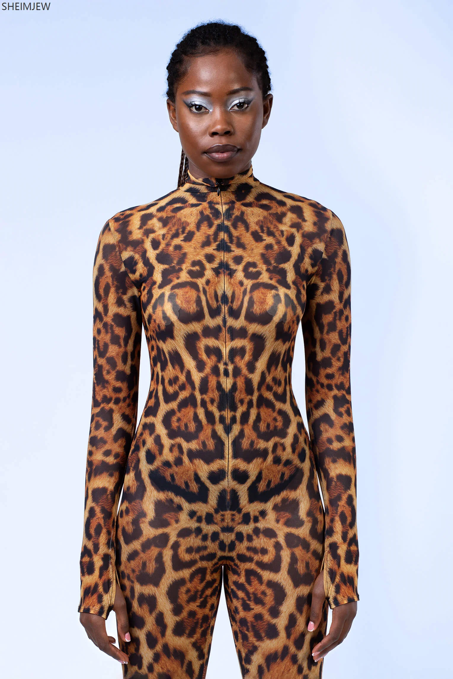 Mono de Cosplay con estampado de leopardo para mujer, traje Zentai de fiesta con temática de animales para Halloween, mono único para vacaciones, traje Rave