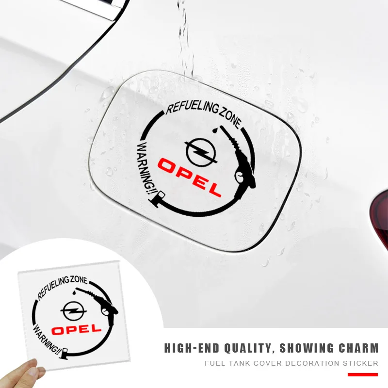 

1Pcs Car Fuel Tank Cap Stickers Vinyl Fashion Decoration Auto Styling For Opel Astra j Insignia Astra g Corsa Zafira b Meriva