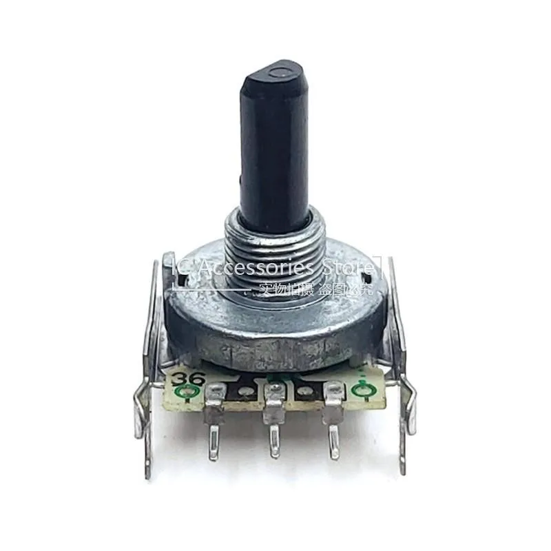 1PCS EC16 Type 1-2-36 Rotary Encoder 36 Positioning Digital Potentiometer Horizontal 3 Pin D Shaft 20MM