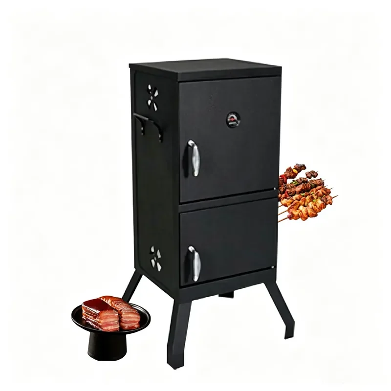 Portable 2 Layer Charcoal Grill Smokeless BBQ Barbecue Outdoor Camping Cooking Grid Iron Mesh Grate for Garden Party Picnic