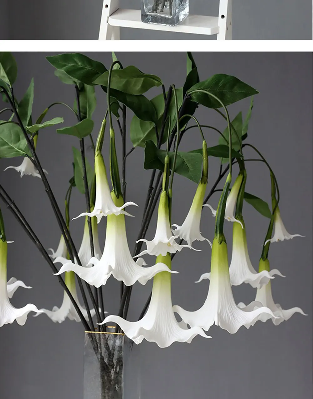 Hochwertige künstliche Blumen aus PU mit echtem Touch-Design – Wandbehang für Hochzeitsfeiern | Blumendekoration für Zuhause, Wohnzimmer, Garten – Detail 4