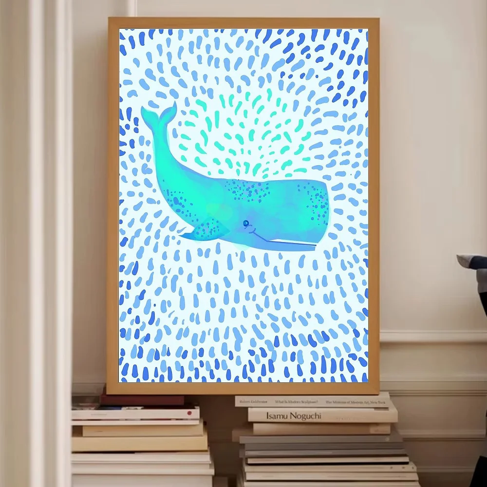 خمر الذئب الفن قماش جدار ديكور الشمال الحيوان صورة ديكور المنزل الحديثة مجردة اللوحة ديكور غرفة كبيرة #2