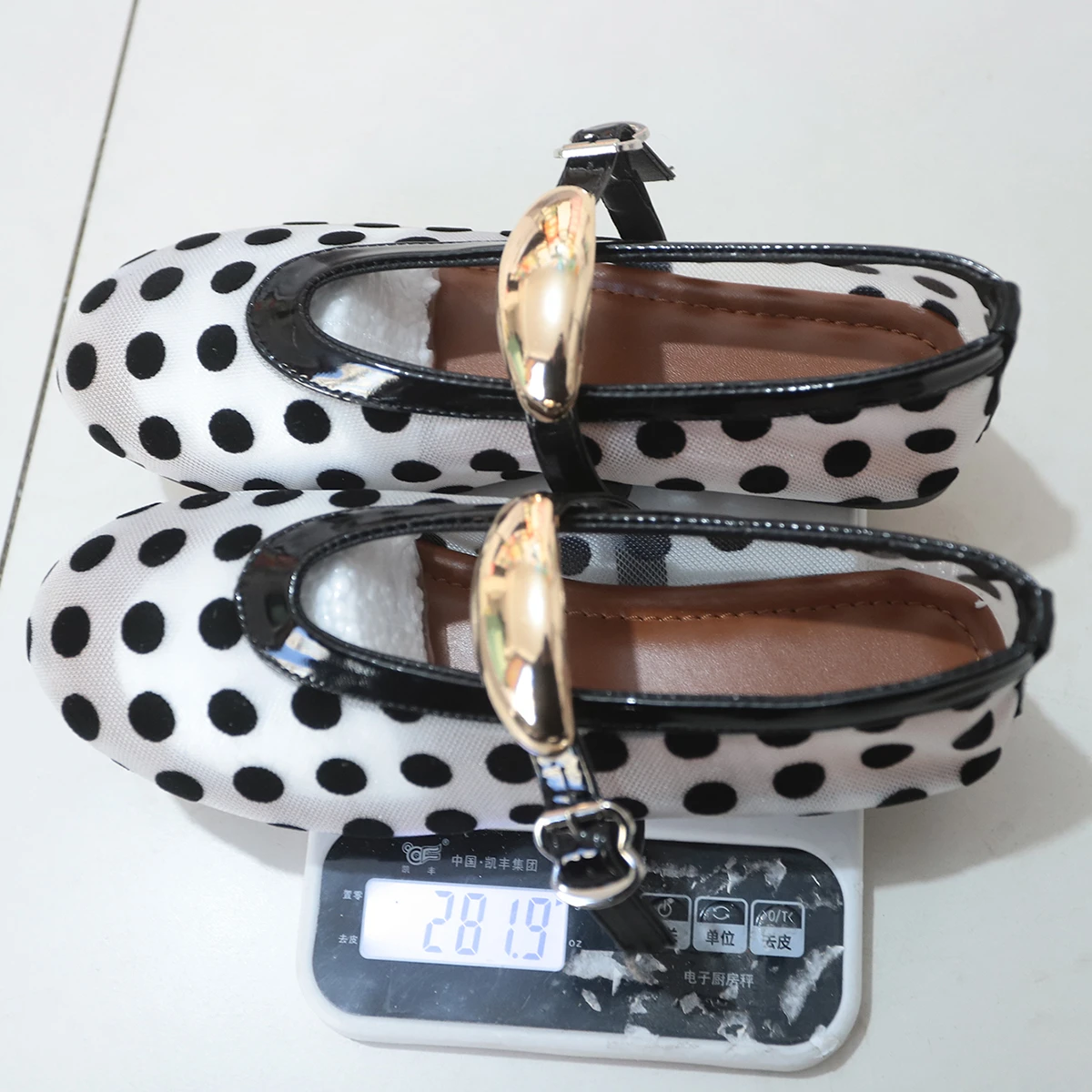 2026 Damen Ballerinas mit Netzstoff und Polka Dots, Vintage Mary Jane Schuhe mit runder Zehenpartie, Übergrößen Damenschuhe Größe 36-43 – Detail 25