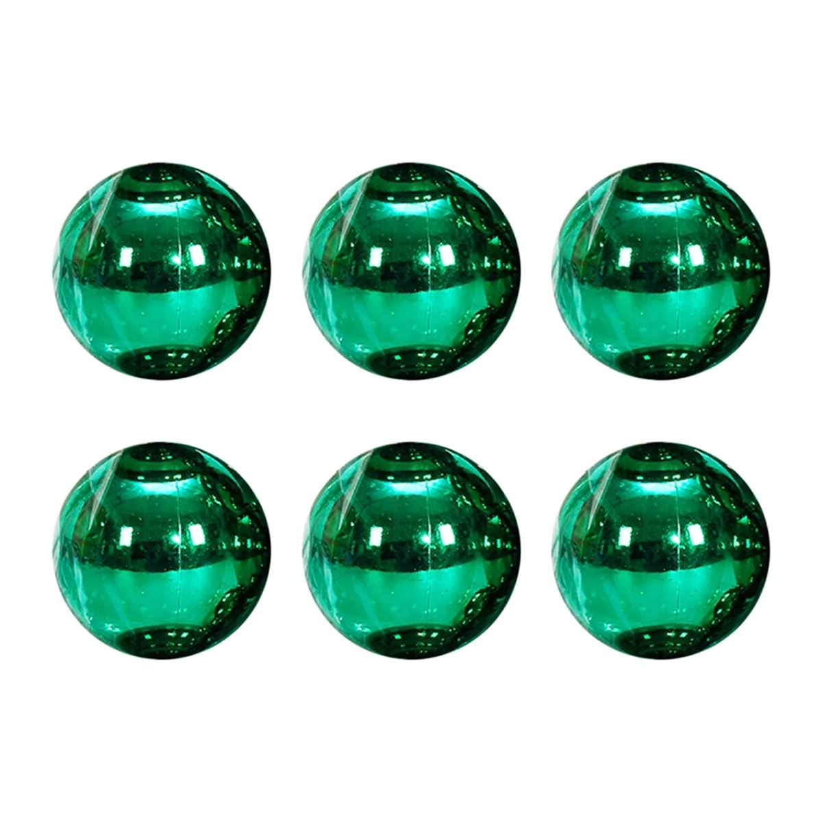 

A72P 8cm 6Pcs Light Christmas Ball Christmas Tree Decorative Pendant Window Roof Shopping Pendant Pendant,Green
