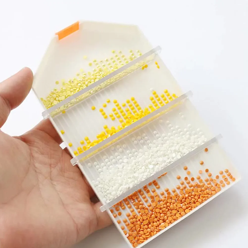 

1Set Diamond Drawing Tray Kit with Brush Up DIY Accessories for Beginners and Experienced Crafters Rhinestone Tray