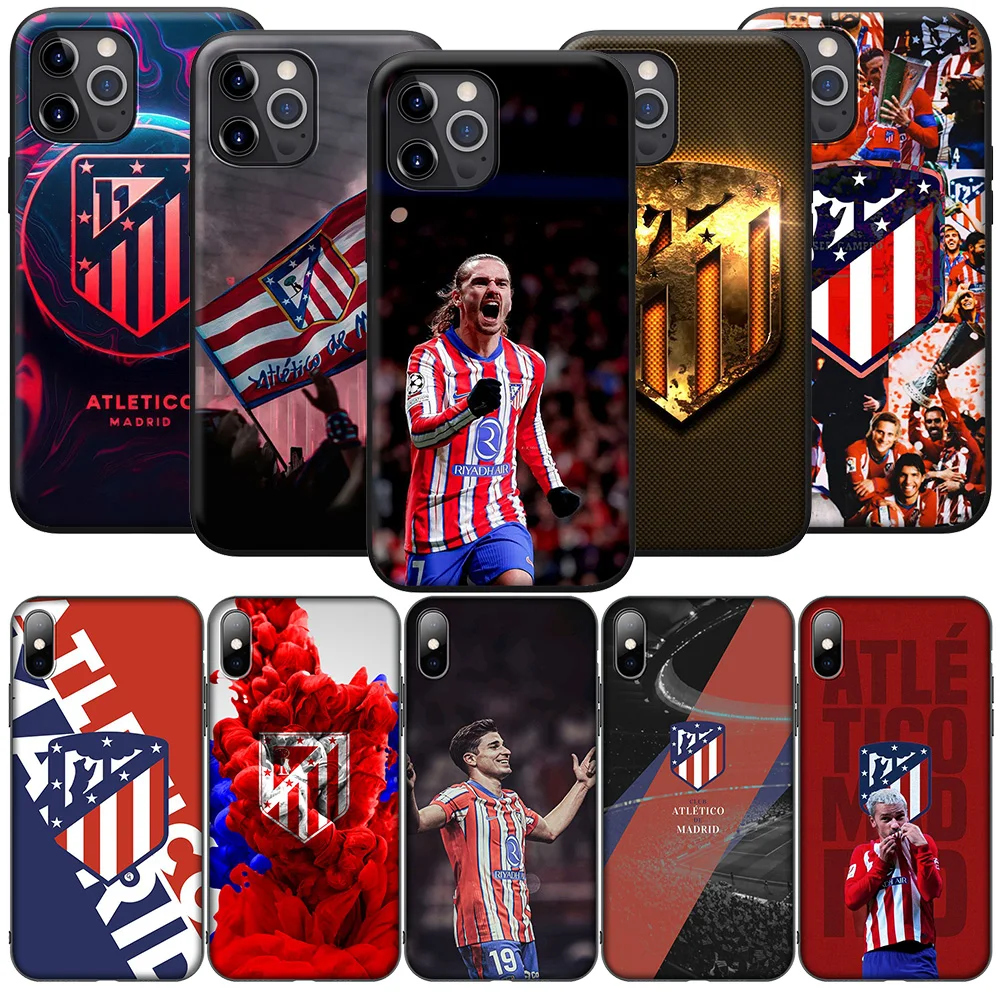 New High-End Phone Case for Xiaomi POCO M6 M5 M4 F5 X6 C65 C55 C50 C51 C40  X4 Pro JA1 A-Atletico M-Madrid