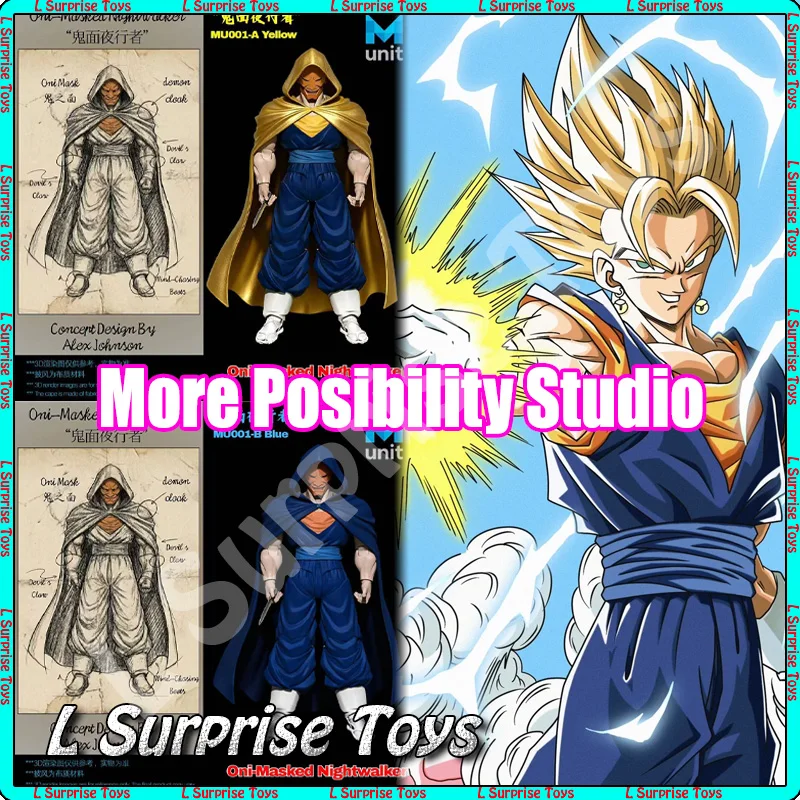 

More Posibility MP Studio Vegito Figure Dragon Ball SHF Super Saiyan God Vegito Anime Action Figures Model Toys Gifts Pre-order