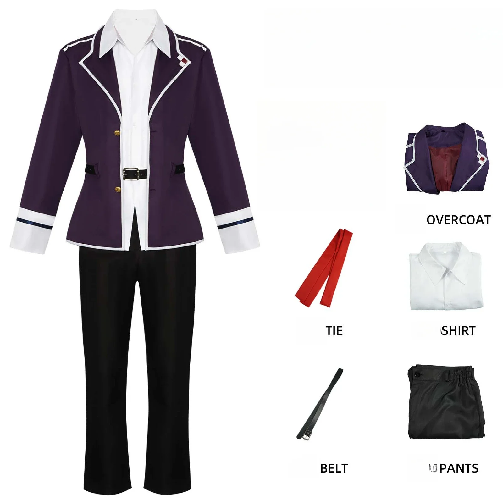 Sakamaki Ayato Cosplay Costume Komori Yui Cosplay Costume DIABOLIK LOVERS Cos Outfits School Uniform Halloween Carnival Dress