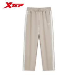 Xtep Knitted Trousers For Women 2024 Autumn Fashion Outdoor Loose Comfortable Sweatpants Leisure Life-style Bottoms 876328630033