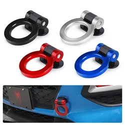 Racing Tow Hook Sticker Decoration Universal ABS Car Rear Front Trailer Simulation Racing Ring Vehicle Towing Hook Car Styling