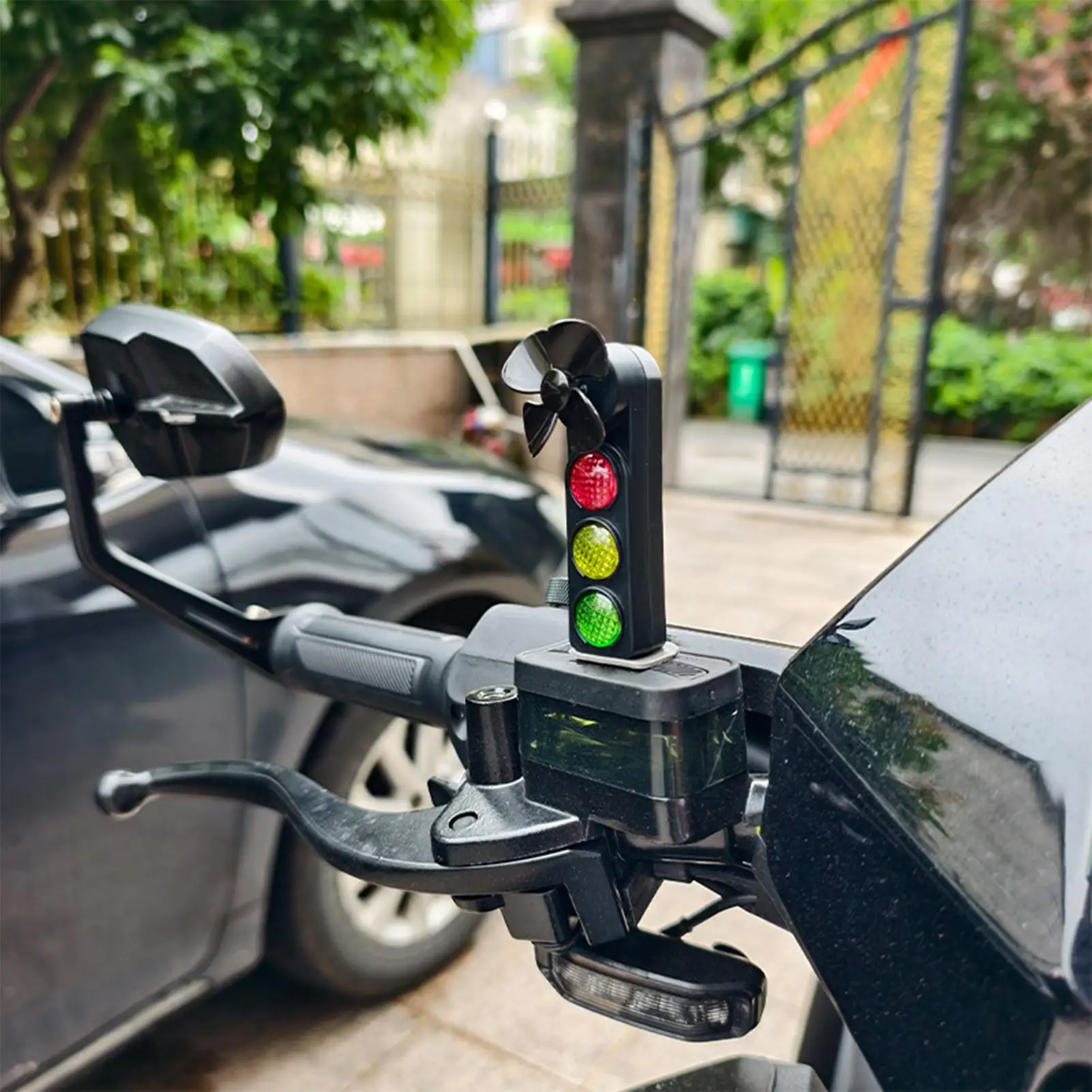 

Велосипедные фонари Ветровые светодиодные сигнальные фонари для руля Декоративная ветряная мельница Безопасное освещение Симпатичные украшения для велосипеда Мотоцикл