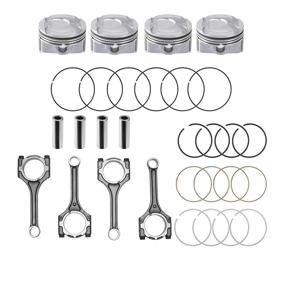 G4FD Engine Rebuild Timing Chain Kit Head Gasket Crankshaft Con Rod Piston Valve Bearing Set Fit 1.6 L  L4 For Hyundai Kia 1.6L