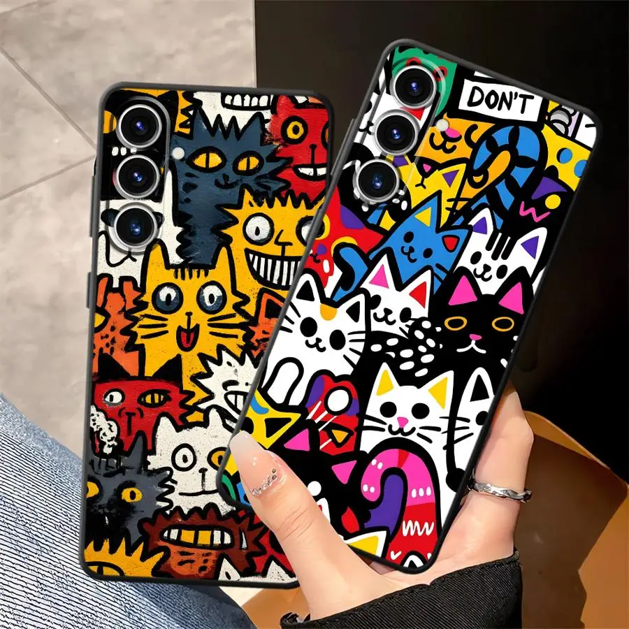 Case for Samsung Galaxy A36 A06 A23 A05 A37 A73 A51 A52 A55 A25 A16 A57 A15 A53 A17 Phone Cover A41 A70 A12 A50 A13 Retro
