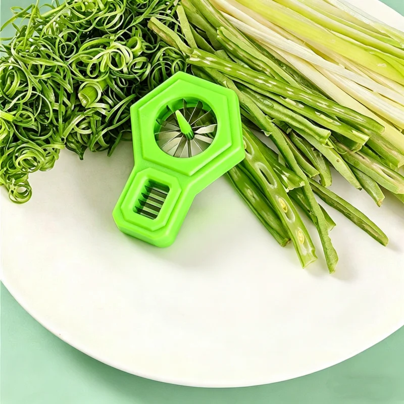 All-round Kitchen Shredding Artifact, Dual-use Plum Blossom Onion Slicer Multifunctional Vegetable Cutting Tool