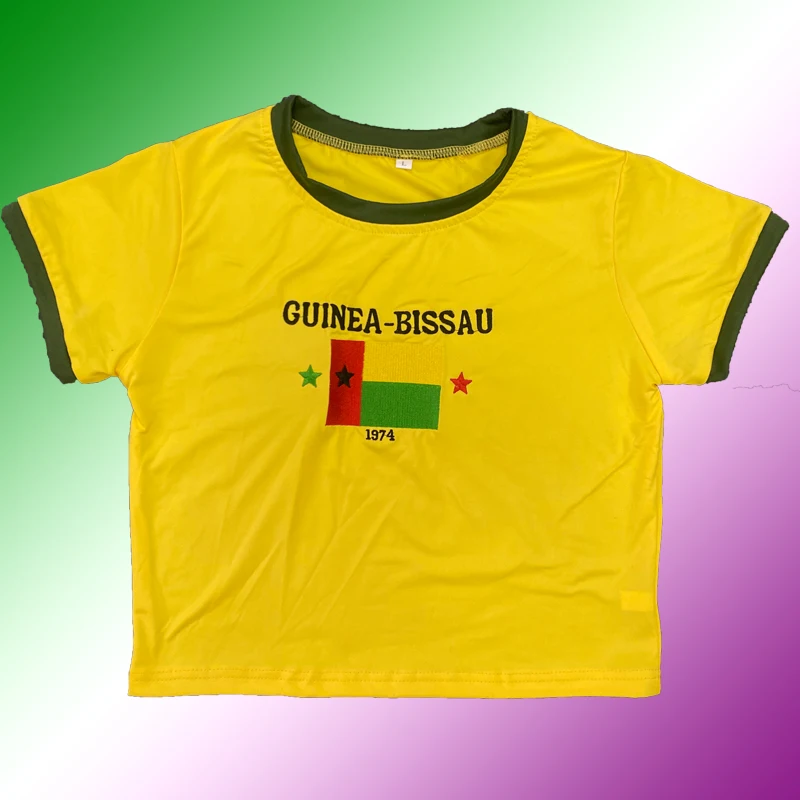

Street Harajuku national flag printed T-shirt spring and summer new street tops comfortable and sexy Y2k women's vest.