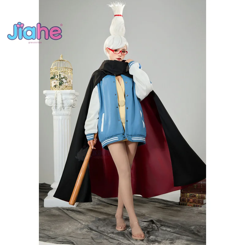 

Anime DAN DA DAN Cosplay Ayase Seiko Costume Baseball jersey, sweater, cloak, leggings uniform Halloween party sweet outfit