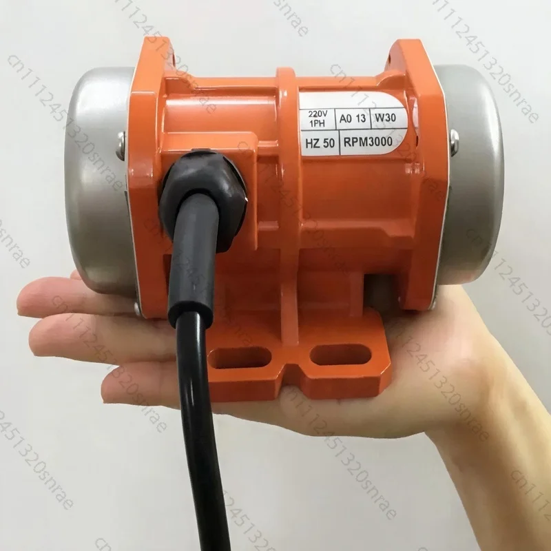 Single Phase Waterproof Industrial Vibrating Motor 15W-150W 220V 380V for Vibrating Screen Shaker Equipment
