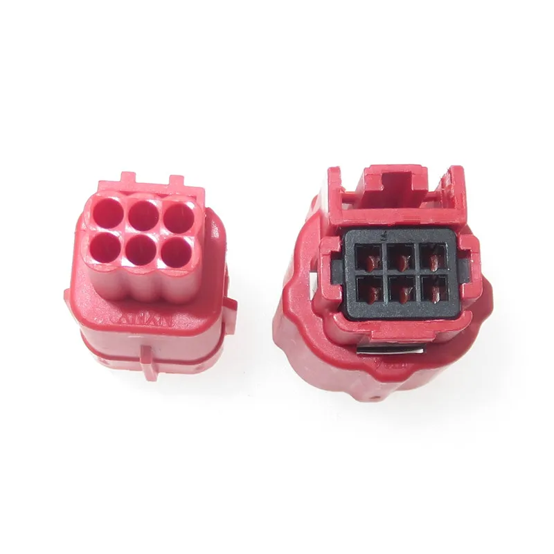 1 Set 6 Pin MWTRB-06-1A-R MWTPB-06-1A-R Car OBD Diagnostic Plug AC Assembly Auto Universal Socket Automotive Connector