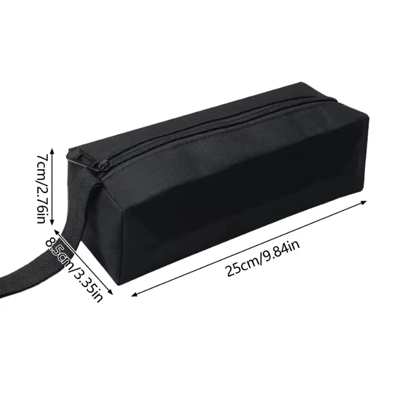 Borsa per attrezzi manuali Borsa per attrezzi piccola in tela Oxford Viti Chiodi Punta da trapano Borsa per organizer per parti metalliche Custodia portatile con cerniera