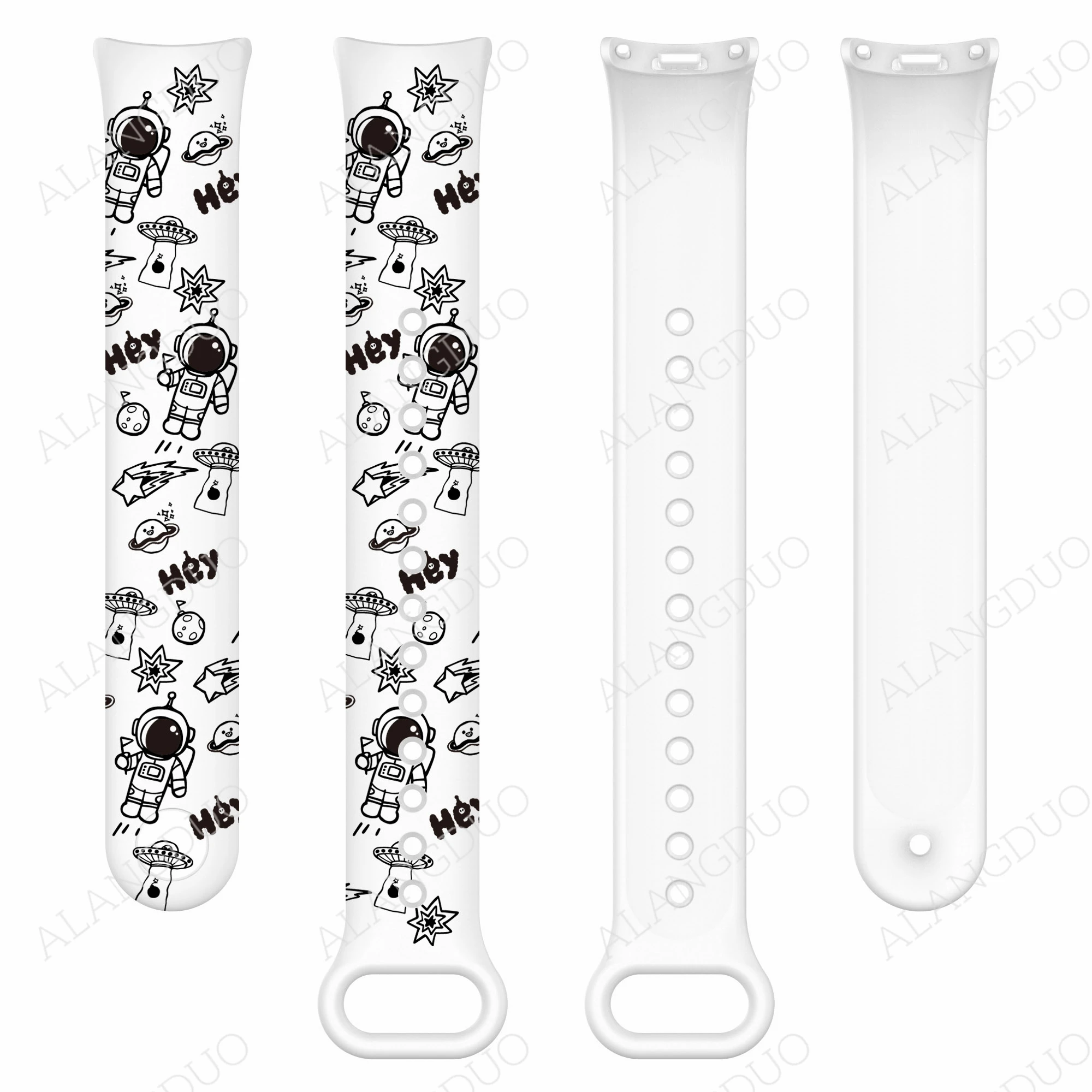 Cartoon Strap for Xiaomi Mi Band 8 9 Replacement Bracelet Watchband Soft TPU Straps