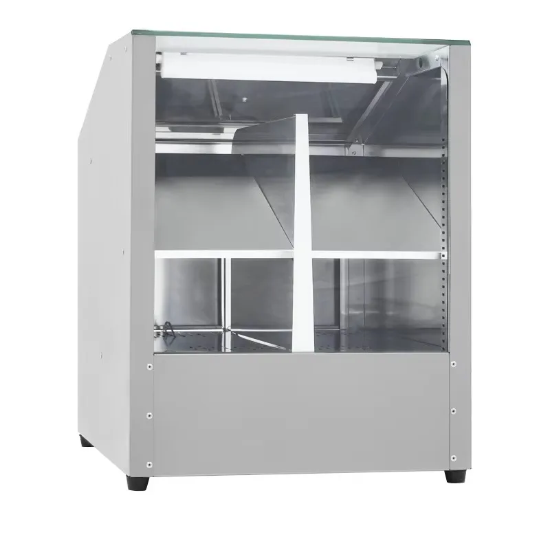 Commercial Cinema Popcorn Insulation Cabinet Large Three-Compartment Stainless Steel Heating Insulation Box