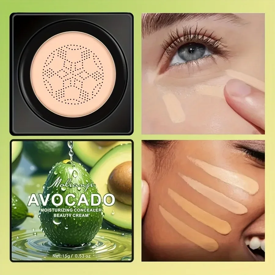 Testa a fungo Cuscino d'aria CC Cream Fondotinta Trucco Idratante BB Cream Trucco viso Fondotinta liquido Correttore a copertura totale