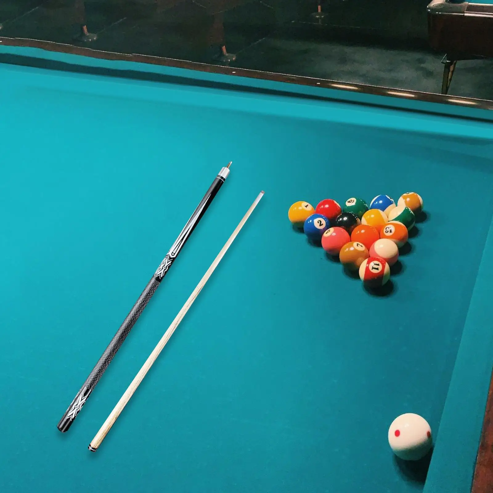 Bastão de Bilhar para Iniciantes, Acessório Snooker, Tamanho Grande 57 ", Jogo de Bar, Britânico