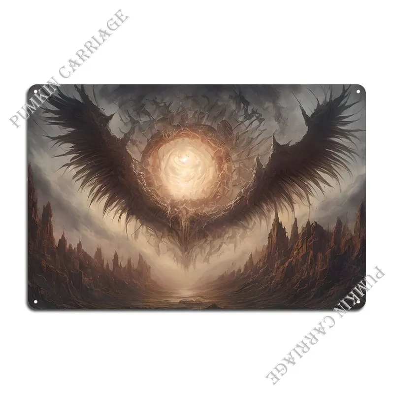 Angel Of Sorrow Metal Plaque Wall Custom Designs Printing PaintingCustomize Tin Sign Poster