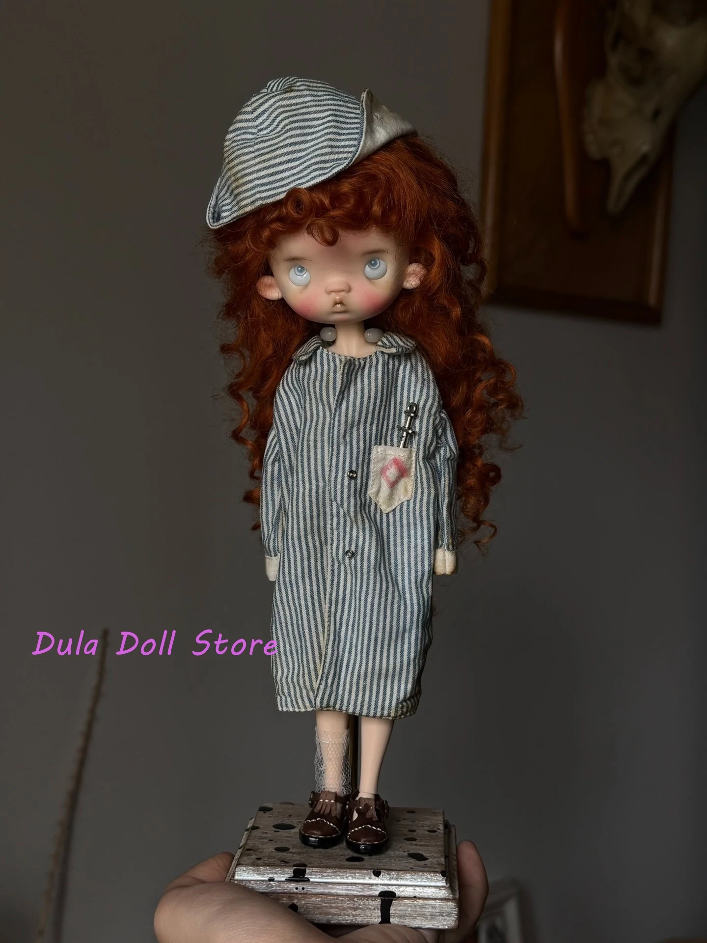 

Dula Doll Clothes Dress Tea dyeing is an old hospital gown set Blythe ob24 ob22 Azone Licca ICY JerryB 1/6 Doll Accessories