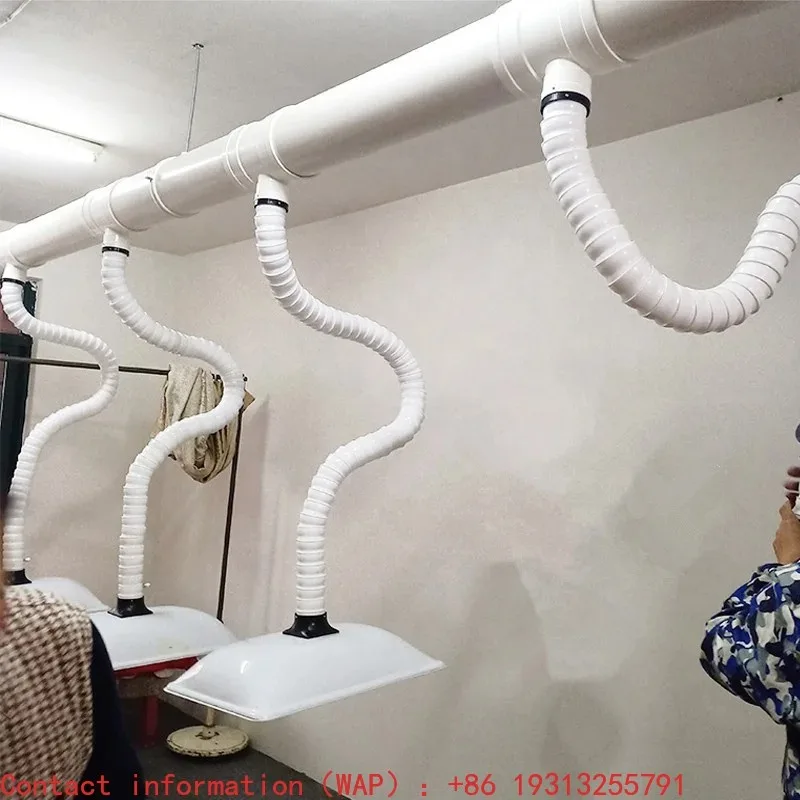 

Suction Arm Fume Tube Bamboo Extractor 50/75mm with Hood