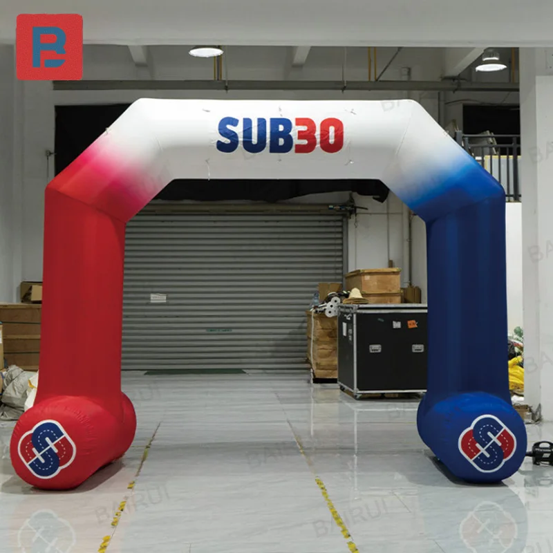 Inflatable arches with blowers, inflatable advertising outdoor sports activity decorative props, customizable logos