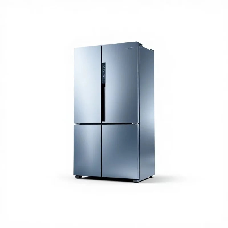 

Суперинтеллектуальный портативный четырехдверный холодильник из нержавеющей стали с большой вместимостью, функцией защиты от обледенения и функцией сохранения свежести.