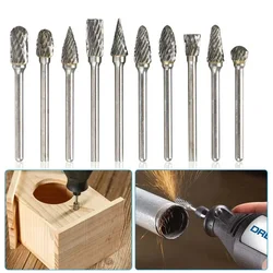 3mm Carbide Rotary File Shank Drawing Hard Alloy Milling Cutter Rotary Tool Engraving Cutter Carbide Rotary