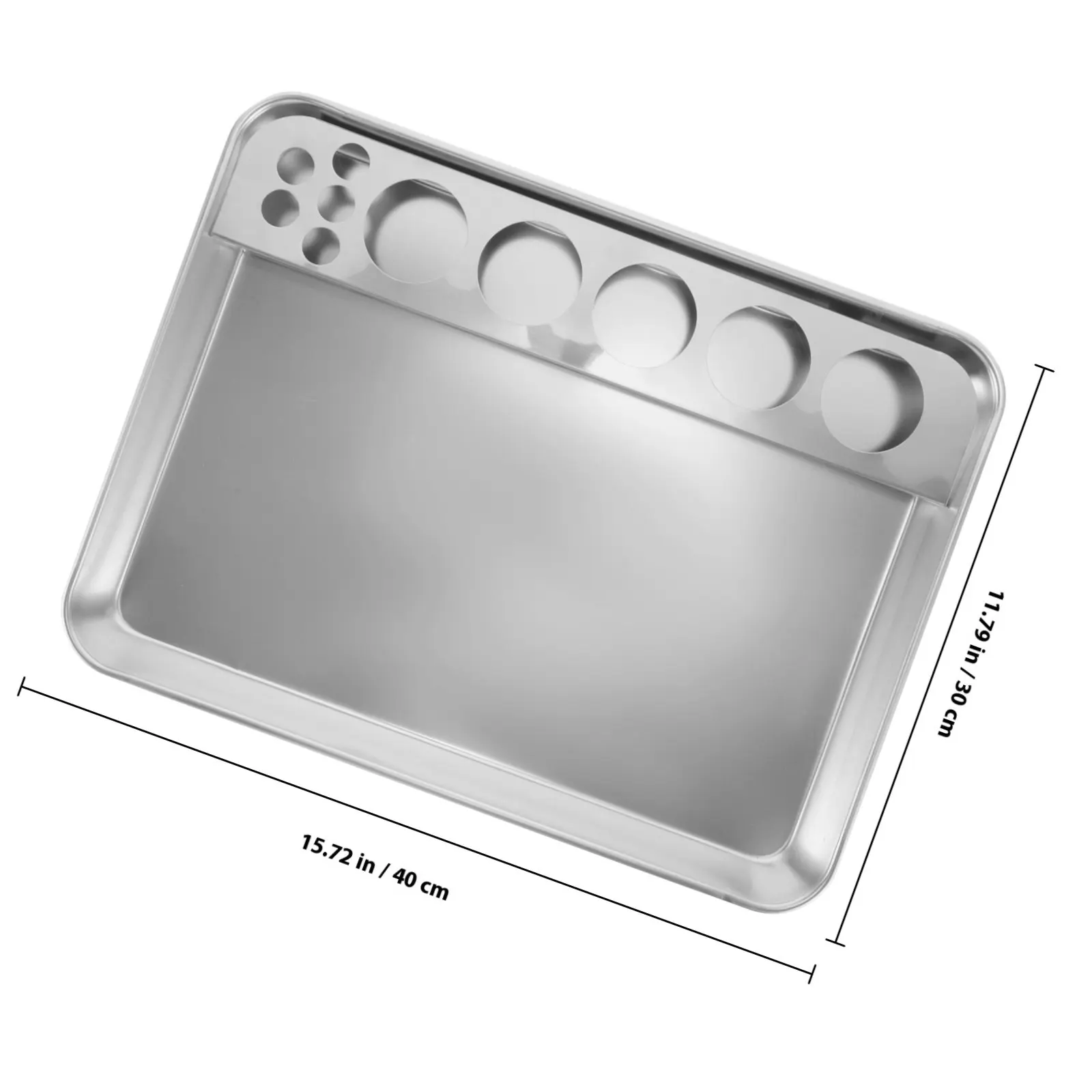 Stainless Steel Medicine Tray Hospital Grade Rectangular Surgical Tool Organizer for Clinic Pharmacy Pill Serving Injection
